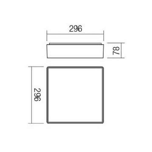  Redo 90158 - LED Spolja&amp;scaron;nja plafonska svetiljka MARINA LED/16W/230V IP65 antracit Slike