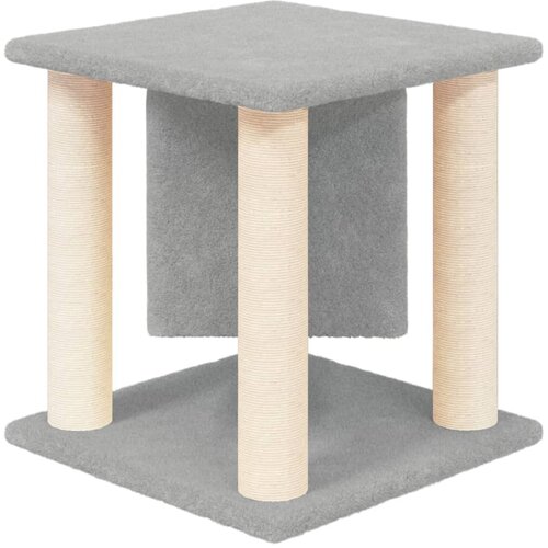  Penjalica za mačke sa stupovima za grebanje svjetlosiva 37 cm Slike