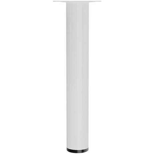 WALTECO Postolje za namještaj (D x Š x V: 3 x 3 x 20 cm, Ø x V: 3 x 20 cm, Nosivost: 50 kg, Čelik, Bijela) Cijene