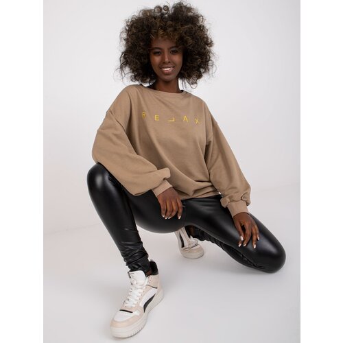 ex moda Sweatshirt-EM-BL-U536/2.00-dark beige Slike