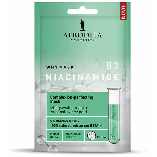 Afrodita Cosmetics why maska niacinamide 2x6ml Slike
