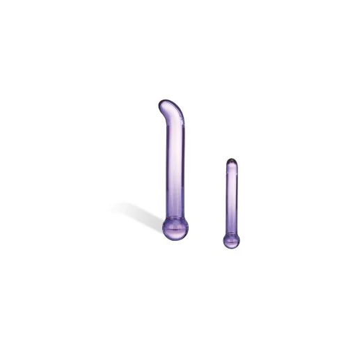 Gläs - Purple Glass G-Spot Tickler