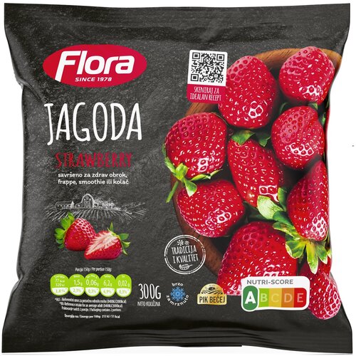 Flora Smrznuta jagoda 300g Cene