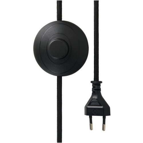 Ellos Home Bijela/crna tekstilna stojeća svjetiljka (visina 150 cm) Bell &amp;ndash; Slike