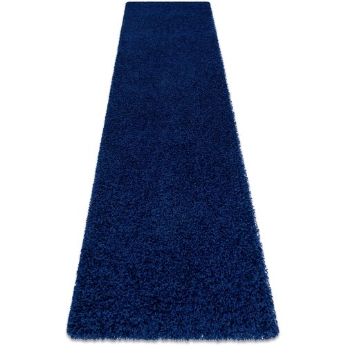 RugsX Preproge Tekač, Tekač SOFFI ko&scaron;ati 5cm temno modra 70x200 cm Modra Cene