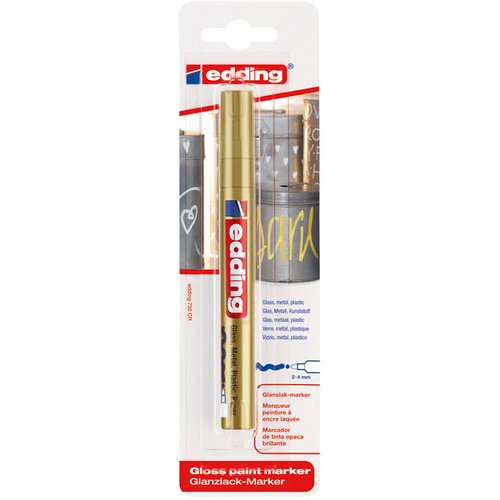 Marker PERMANENTNI SJAJNI LAKIRAJUĆI 2-4MM EDDING 750/1 ZLATNI BLISTER Cene