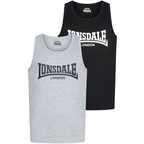 Lonsdale Men's singlet regular fit double pack