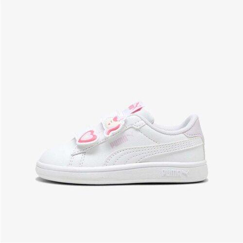 Puma patike za devojčice smash 3.0 badges v inf white-m 397287-07 Cene