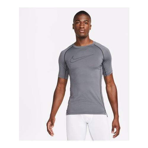 Nike Pro Dri-FIT Tight Fit SS Shirt, Iron Grey/Black - XL, (20489604) Cene