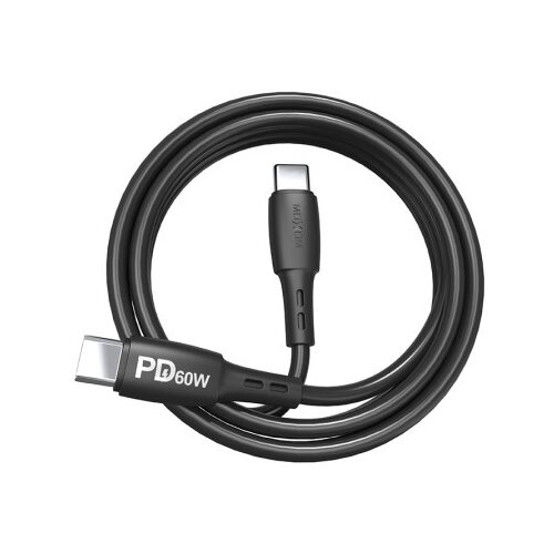 Moxom Usb data kabal mx-cb135 pd 60w type-c na type-c 2m crni ( U2030 ) Slike