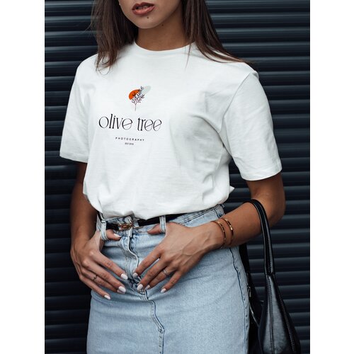 DStreet Women's T-shirt OLIVE TREE ecru Cene