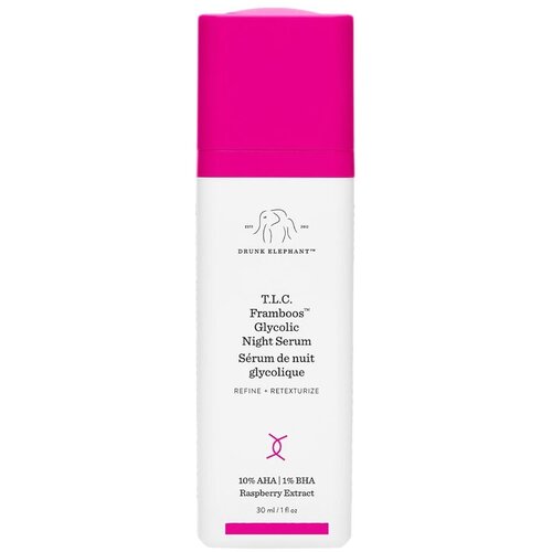 Drunk Elephant Serum za noć s glikolnom kiselinom i ekstraktom maline 30 ml Cijene