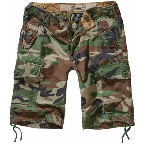 Brandit muške kratke hlače hudson ripstop shorts, woodland