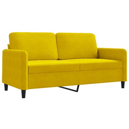 Maison Chic kavč - Sofa - Kanape dvosed rumen 140 cm žamet, (21726631) Cene