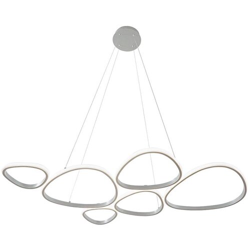  LED luster na sajli HELIX LED/61W/230V srebrna Slike