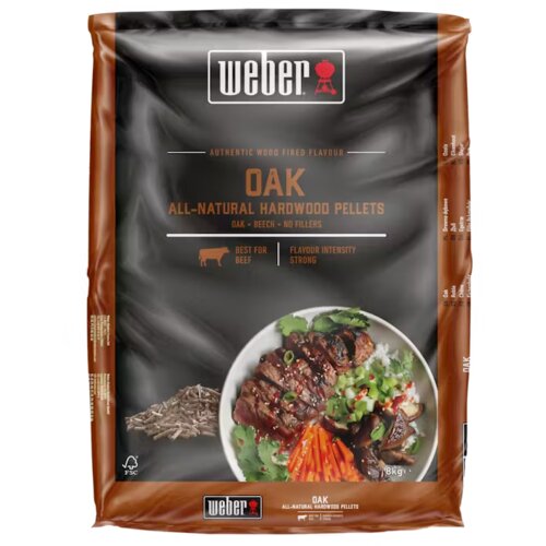 Weber Lesni peleti - Hrast, 8 kg Cene