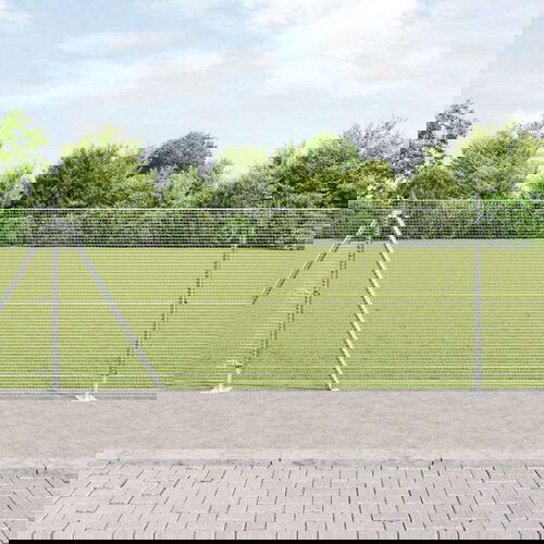  Zavarena žičana ograda s 7 flanged posts 0.8x10 m pocinčana čelika Cijene