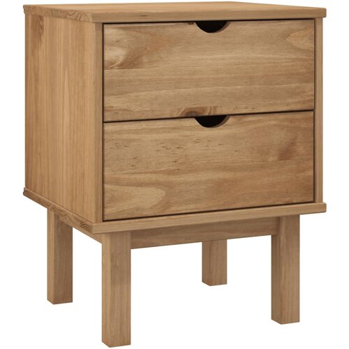 Maison Chic Nočna omarica - Nočna miza OTTA 45x39x57 cm trdna borovina, (21689109) Slike