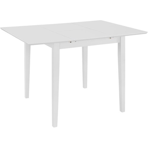 The Living Store Produživi blagovaonski stol bijeli (80 - 120) x 80 x 74 cm MDF Cijene