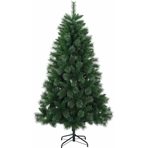  Umjetno božićno drvce 210 cm PVC i metal Zelena - 210 cm Slike