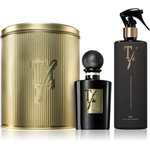 Teatro Fragranze Gold Tin Box Oro darilni set kovinska &amp;scaron;katla 1 kos Slike