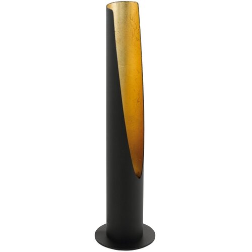 Eglo Barbotto stona lampa/1, gu10, 5w, 400lm, v395, crna/zlatna/čelik Slike