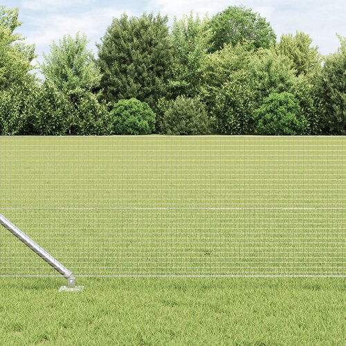 VidaXL varjena žična ograja s 13 konicami 0,4x25 m pocinkano jeklo Slike
