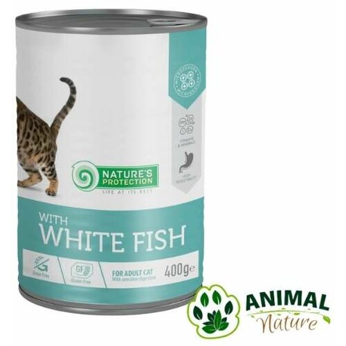 Natures Protection vlažna hrana za mačke sa belom ribom Slike
