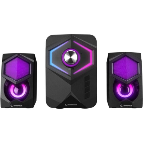 Rampage Zvučnici 2.1 gaming RMS-175BT, 5W*2, Bluetooth, USB/microSD/FM Cijene