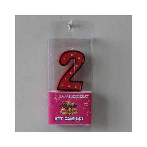  Svećica BROJ 2 visina9cm Cene