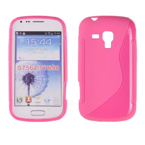  S silikonski ovitek Samsung Galaxy S duos 3 G313, TREND 2 S7570/S7572, ACE 4 pink Cene