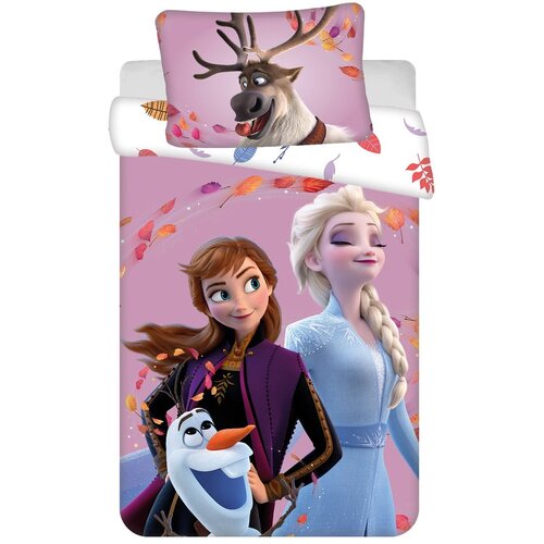 Jerry Fabrics Pamučna dječja posteljina za dječji krevetić 100x135 cm Frozen &amp;quot;Wind&amp;quot; &amp;ndash; Slike