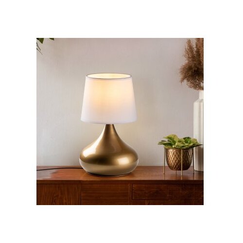 Opviq Stolna lampa Bulbe-15467, Zlatno-bijela Cene
