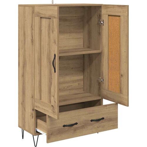 VidaXL Highboard Umjetnički hrast 69,5 x 31 x 115 cm Konstruirano drvo Slike