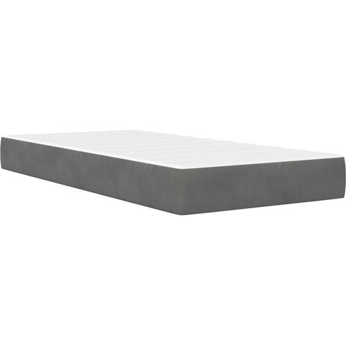  Okvir kreveta s madracem Zidne 2 pcs Tamno siva Bar&amp;scaron;un - Tamno siva 90 x 200 cm Slike