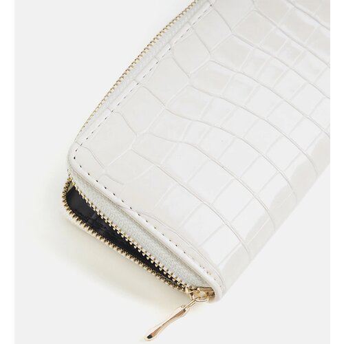 Gemre Beige lacquered Spangler wallet Cene