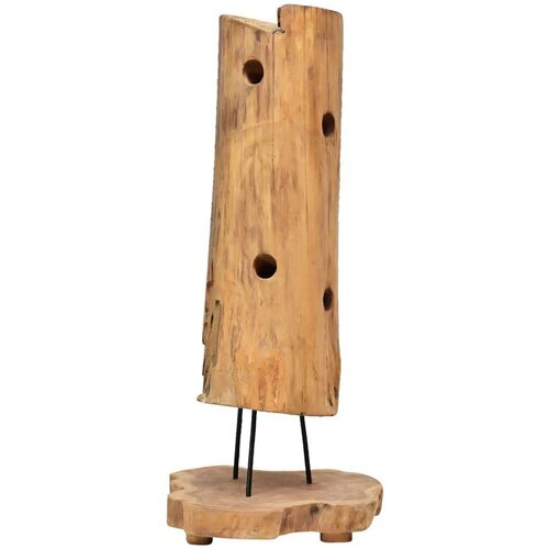VidaXL Stalak za vino za 8 boca 40 x 30 x 80 cm od masivne tikovine Slike