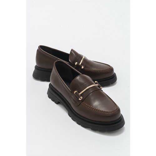 LuviShoes Dual Brown Skin Women's Oxford Shoes Cene