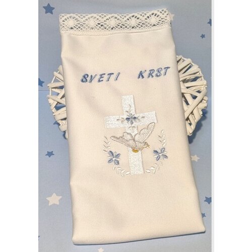  KRSTNI PRTIČEK s križcem in golobčkom KRSPRT 08 Slike