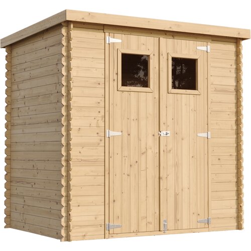 Timbela Lesena vrtna lopa - 204x142xH200 cm/2.22 m2 - Vrtna hi&amp;scaron;a s podi - M311+M311G, (21823617) Slike