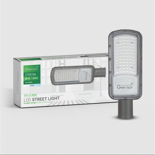  LED ulična svjetiljka Green Tech 30W, 6000K, IP65 Cene