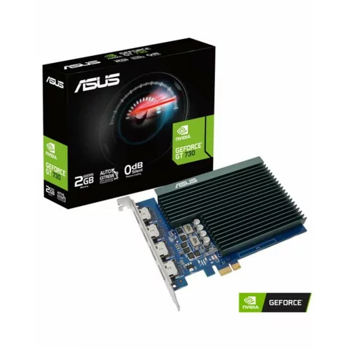 Asus Geforce GT 730 2GB DDR5 Silent Low Profile 4xHDMI (90YV0H20-M0NA00) grafična kartica