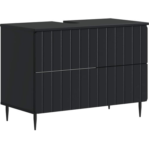  Kupaonski ormarić za sudoper ZWOLLE Crna 82 x 41 x 58,5 cm Cijene