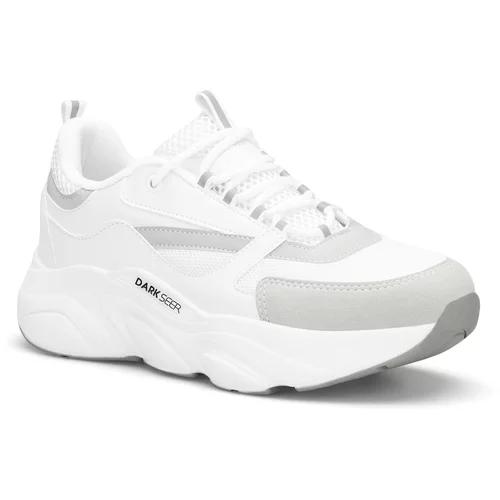 DARK SEER White Unisex Sneakers