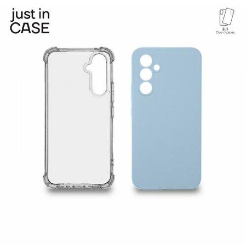Just In Case 2u1 Extra case mix paket maski za telefon svetlo plavi za A54 5G Slike