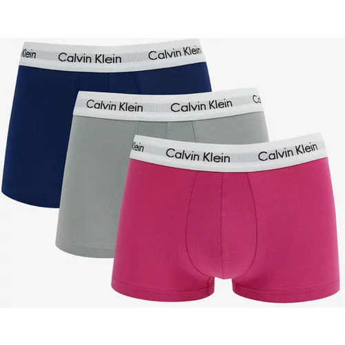 Calvin Klein Underwear 3 PACK LO RISE TRUNK Muške bokserice, siva, veličina