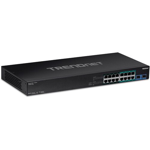  Trendnet TPE-BG182G network switch Unmanaged Gigabit Ethernet (10 /100 /1000) Power over Ethernet (PoE) 1U Black Cene
