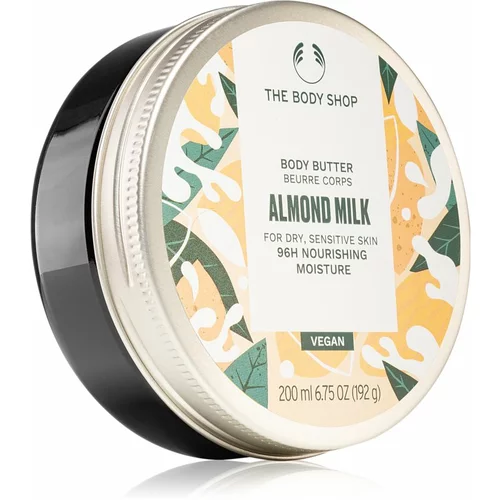 The Body Shop Almond Milk hranjivi maslac za tijelo za suhu i osjetljivu kožu 200 ml