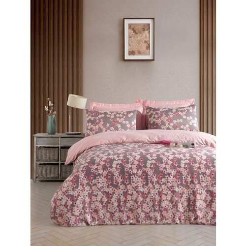  Piti Yaprak - Ljubičasti Saten Dvostrani Pokrivač za Krevet Cene