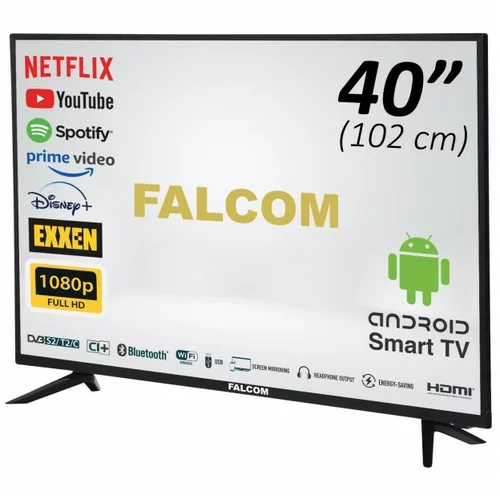  Smart Led TV Android 40" FullHD DVB-S T2 C HDMI WiFi FALCOM